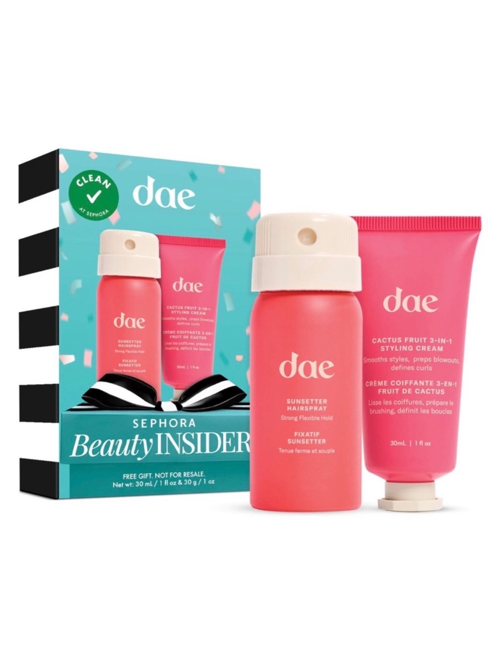 Dae Sunsetter Hairpray & Cactus Fruit Styling Cream Sephora Beauty Insider NIB
